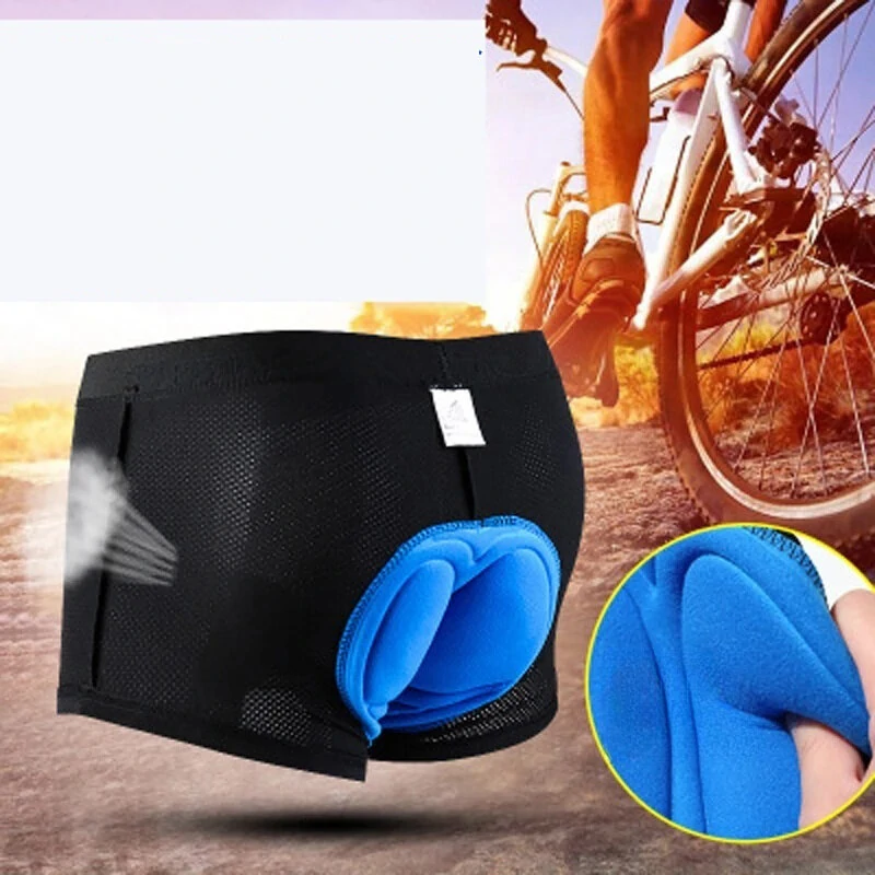 (image for) Men's Cycling Pant 3D Gel Breathable Shockproof Elastic Sweat-absorbent Thickened Sport Shorts Underpants for Bicycle Motorcycle